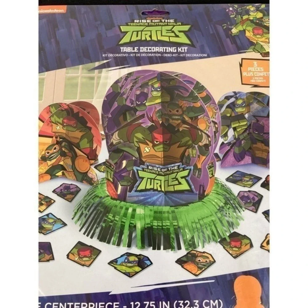NEW‎ Nickelodeon TMNT Table Decorating Kit Teenage Mutant Ninja Turtles Party